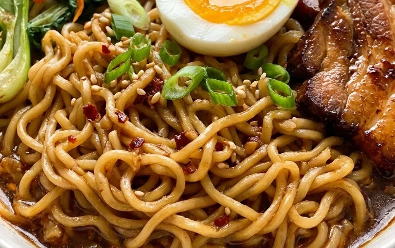 Easy Saucy Ramen Noodles