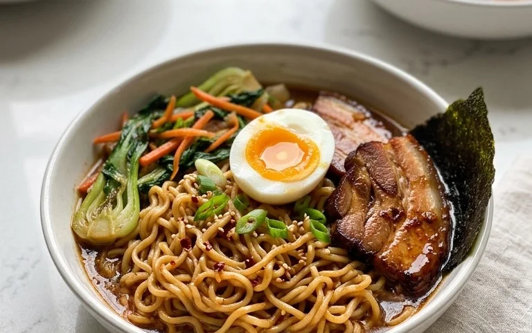 Easy Saucy Ramen Noodles