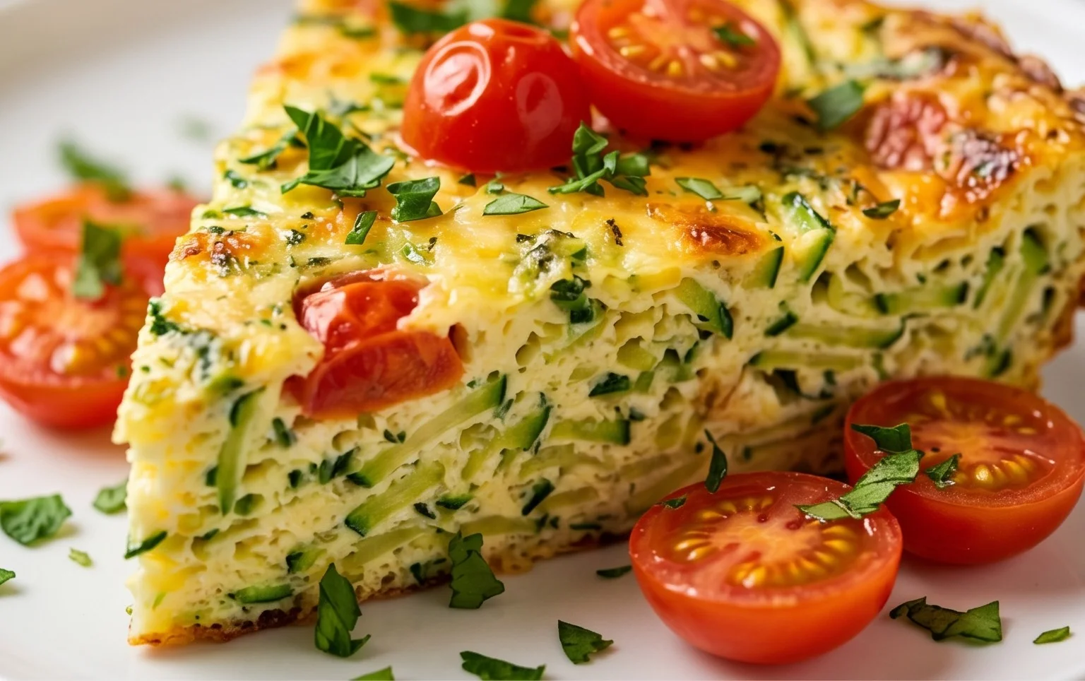 Crustless Zucchini Quiche Recipe