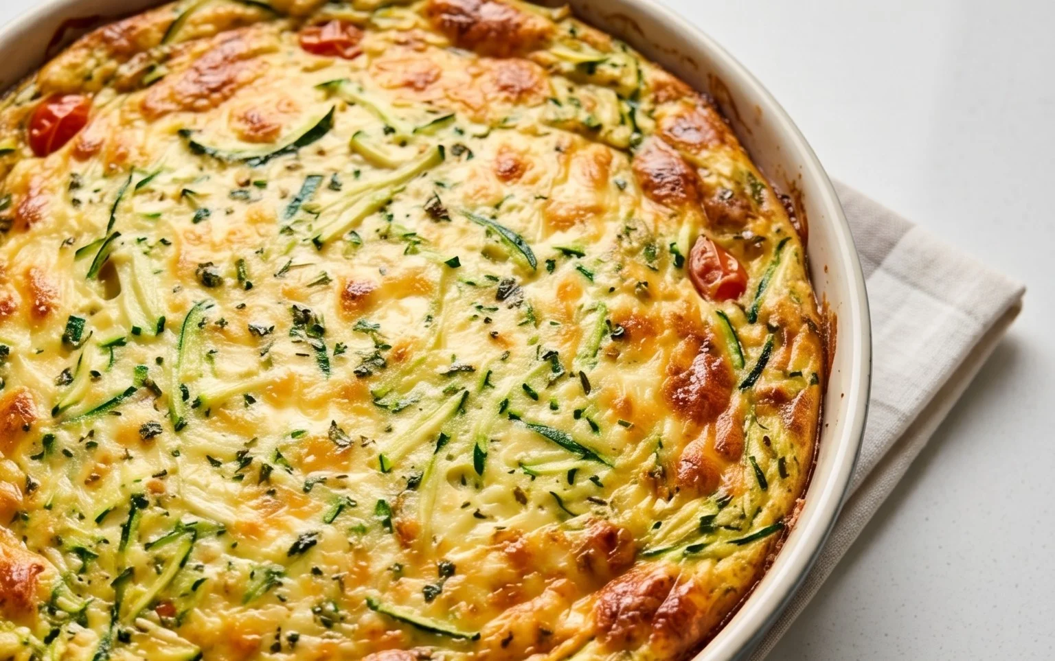Crustless Zucchini Quiche Recipe