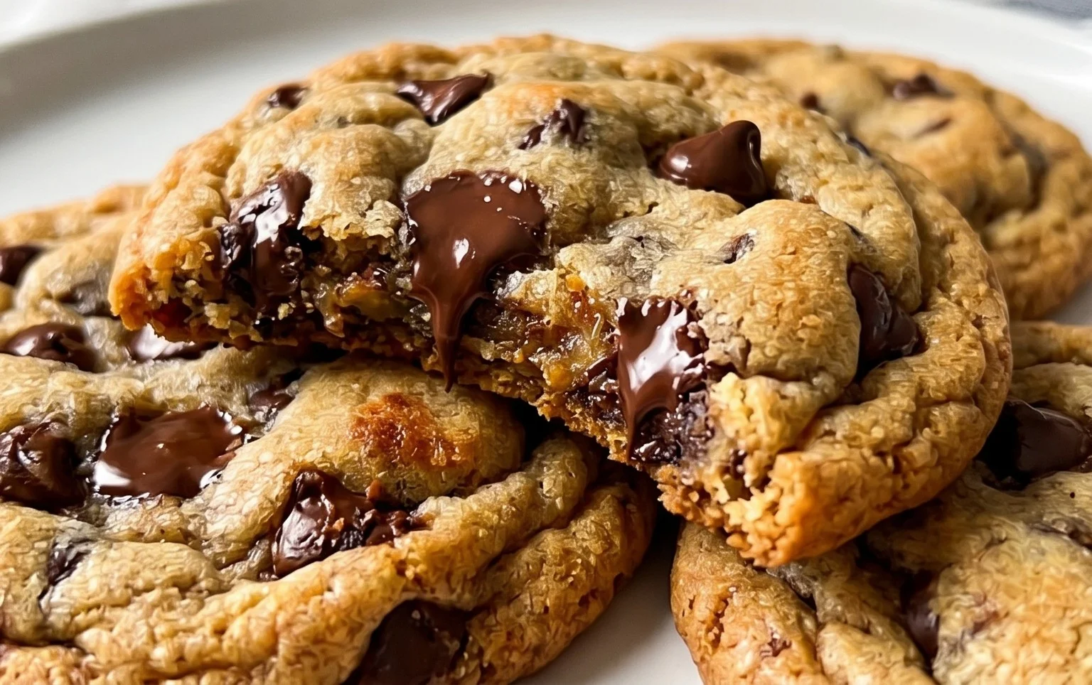 Crispy and Chewy Chocolate Chip Cookies