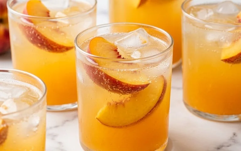 Refreshing Peach Lemonade