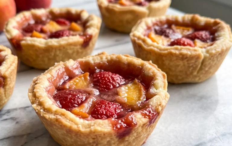 Strawberry Peach Pie Bites