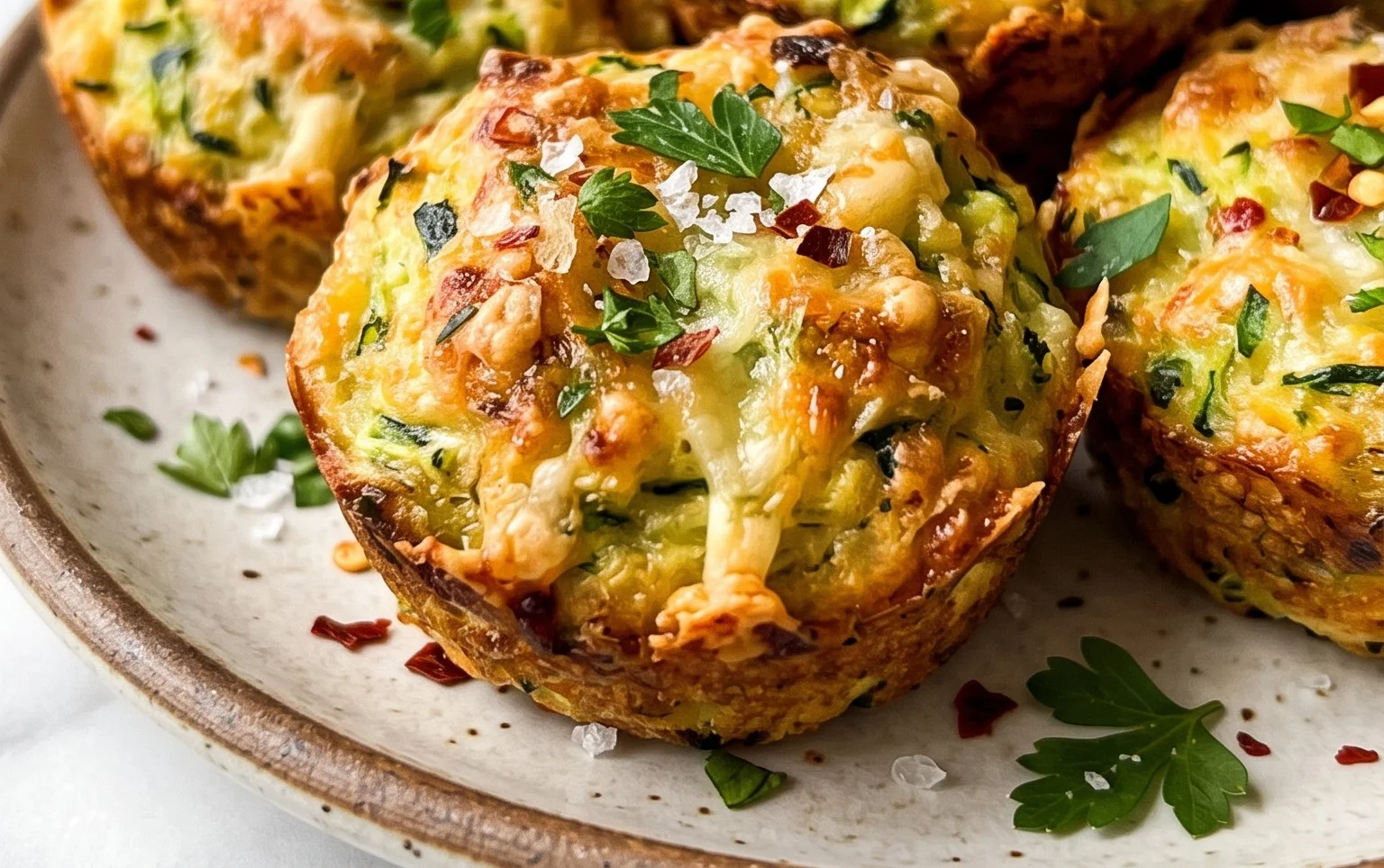 Zucchini Garlic Bites