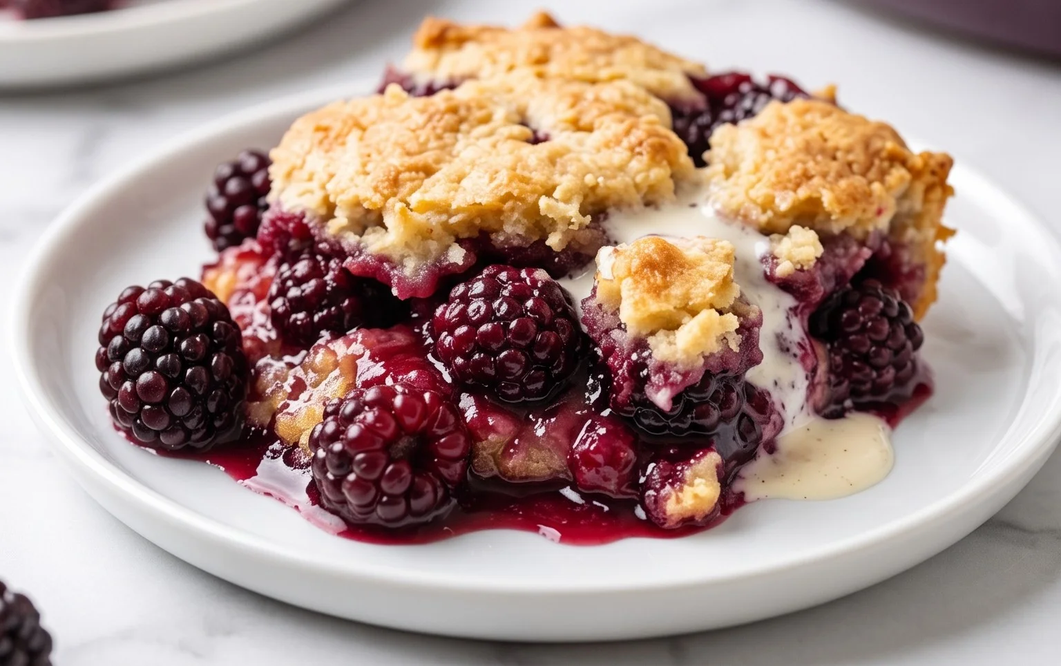 The Pioneer Women's Blackberry Cobbler