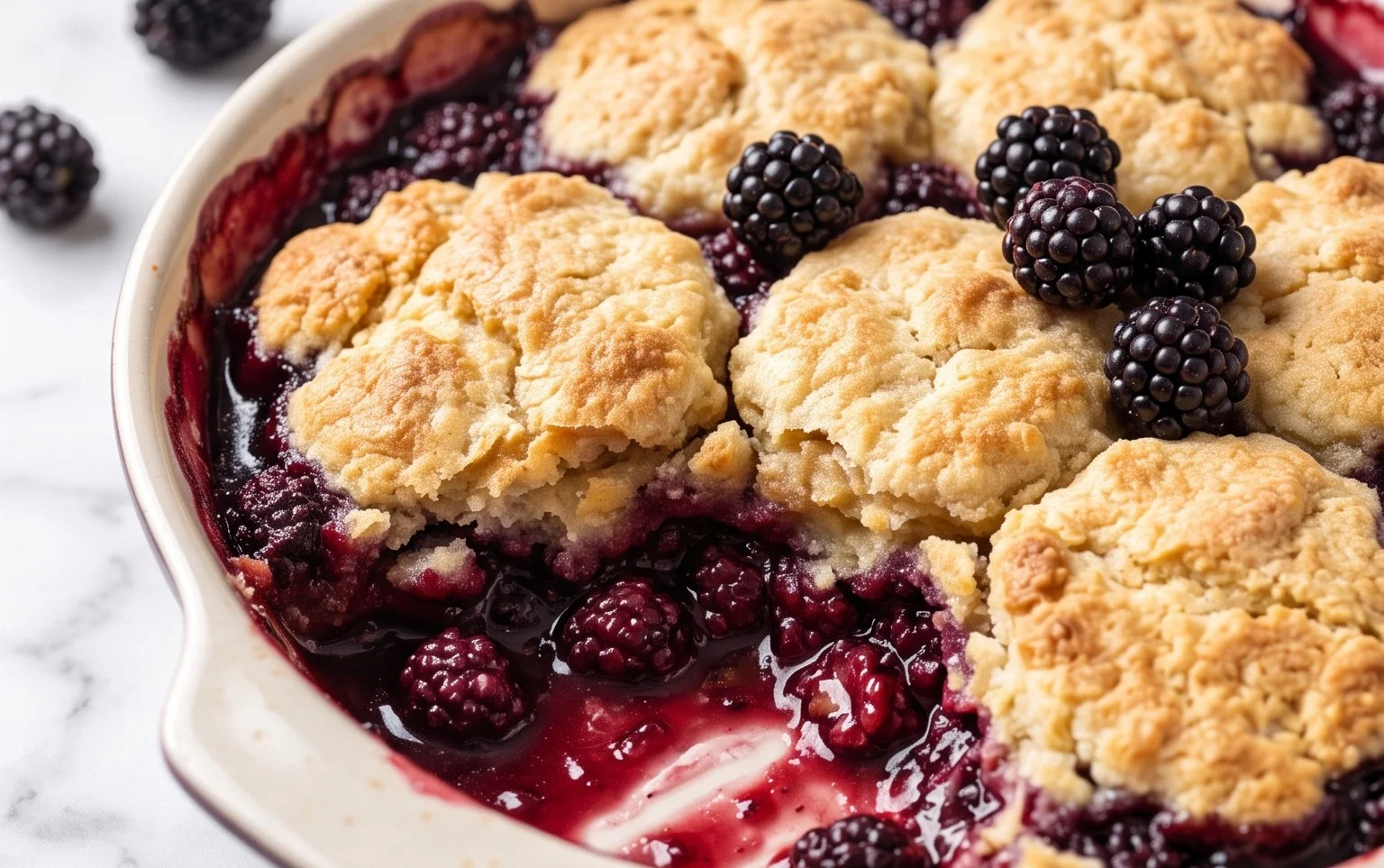 The Pioneer Women's Blackberry Cobbler