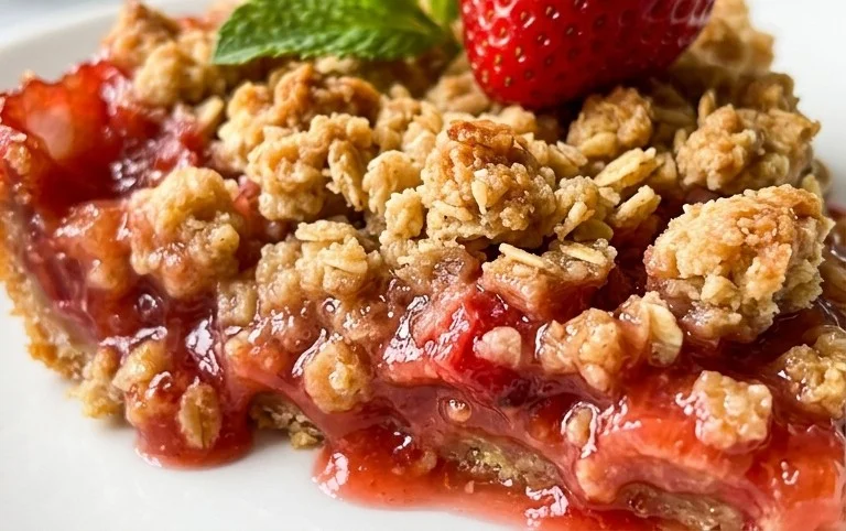 Easy Rhubarb Crisp