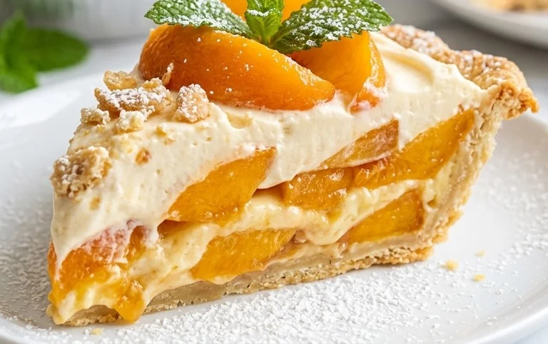 Peaches and Cream Pie