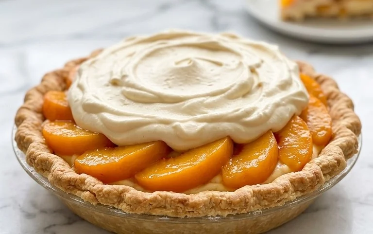Peaches and Cream Pie