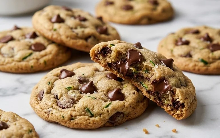 Zucchini Chocolate Chip Cookies