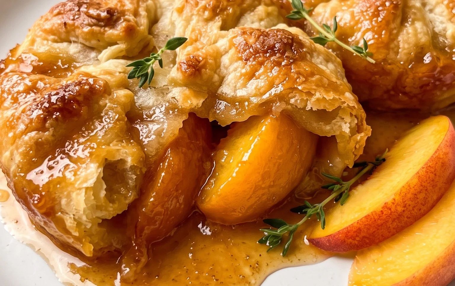 Peach Dumplings
