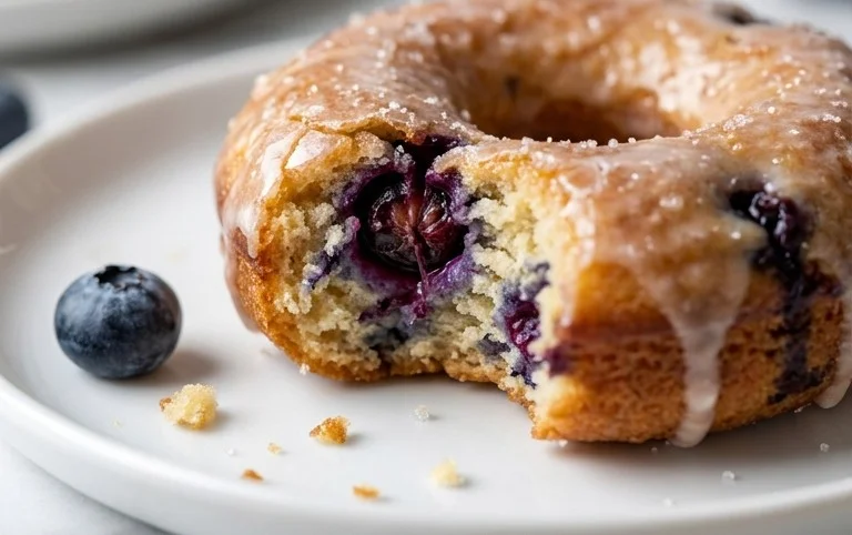 Blueberry Cake Donuts