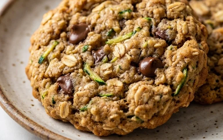 Healthy Zucchini Oatmeal Cookies