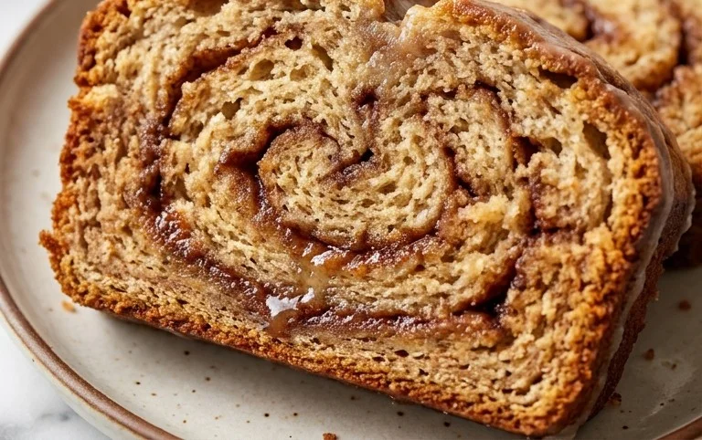Cinnamon Roll Banana Bread