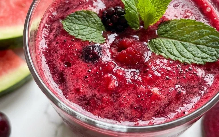 Watermelon Cherry Berry Beet Juice