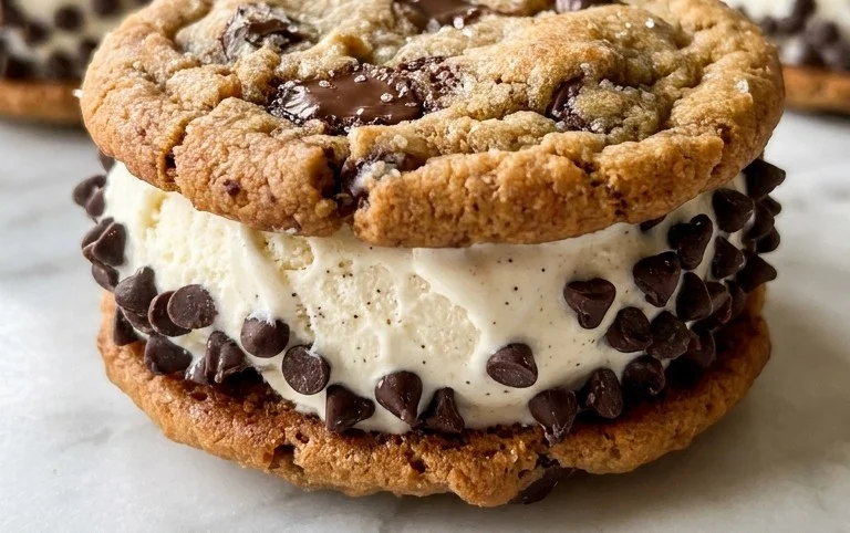 Cookie Ice Cream Sandwiches (Like a Chipwich!)