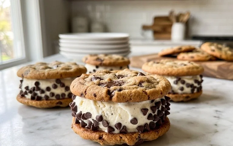 Cookie Ice Cream Sandwiches (Like a Chipwich!)