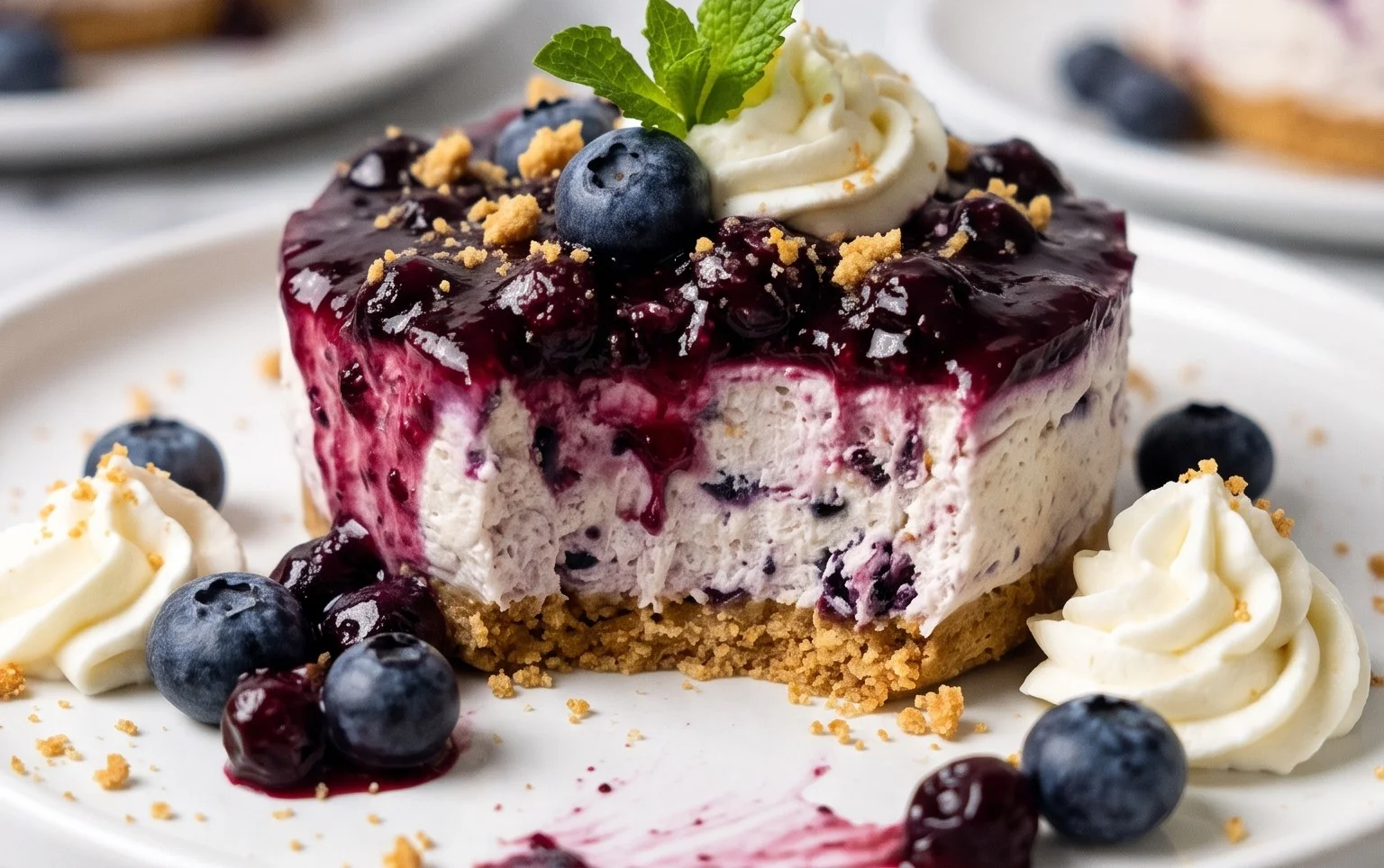 No-Bake Blueberry Yum Yum