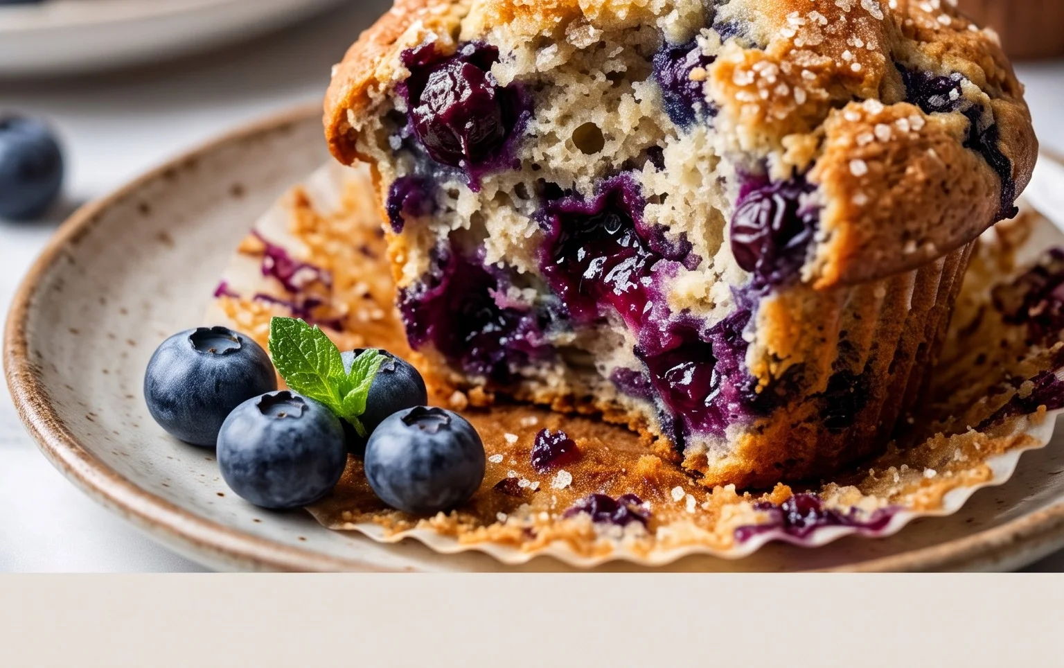 Homemade Blueberry Muffins