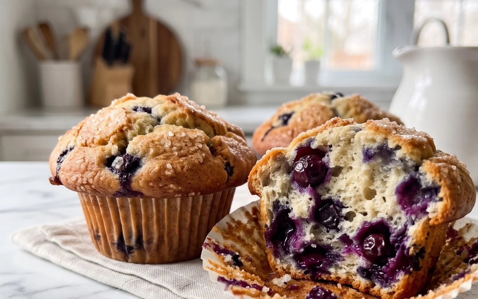 Homemade Blueberry Muffins