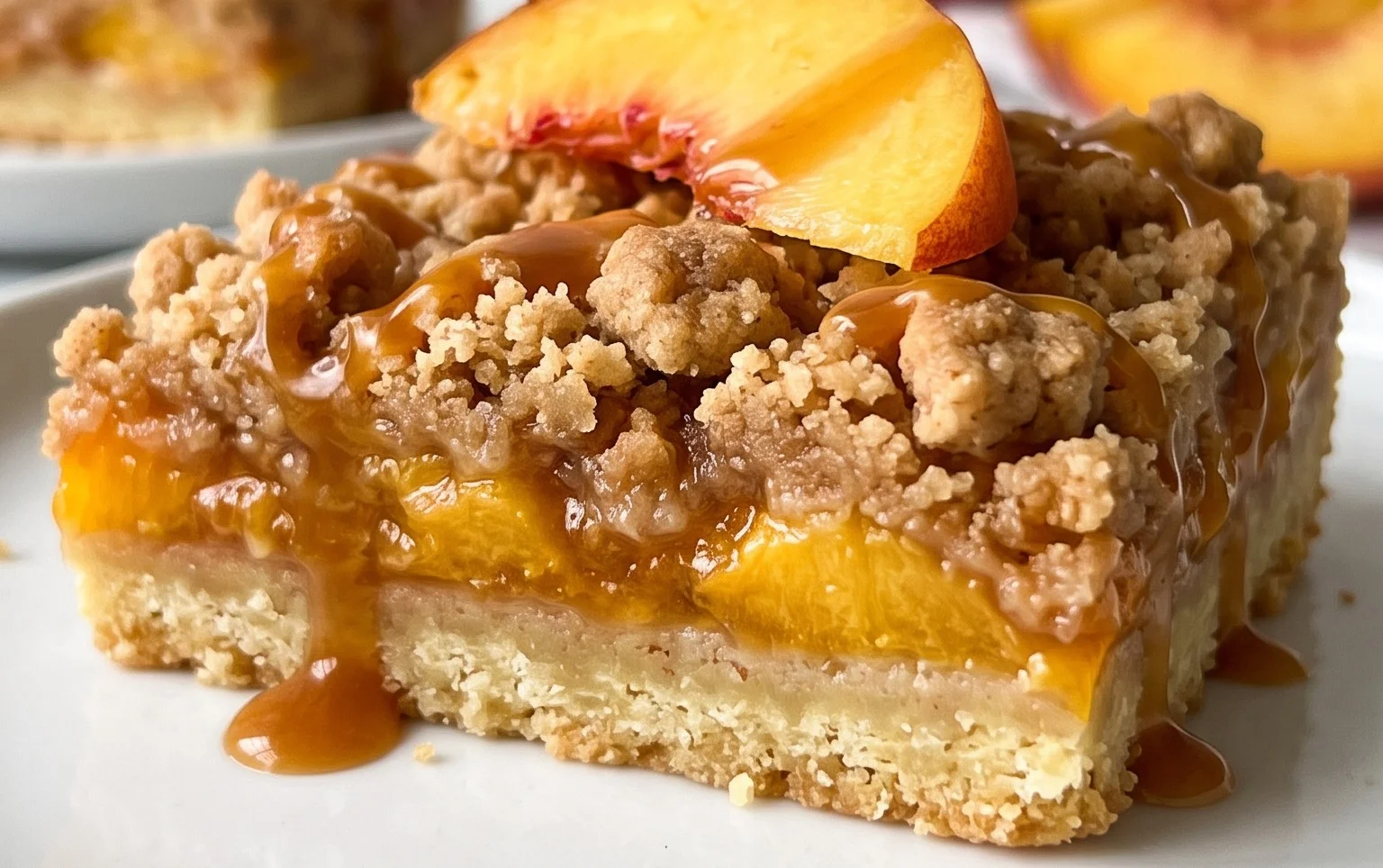 Fresh Peach Crum extractb Bars