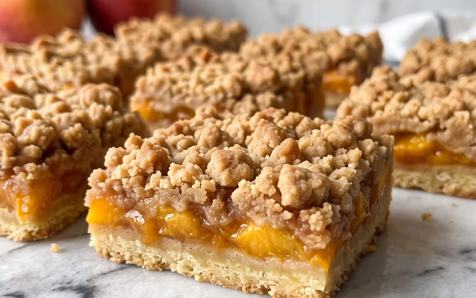 Fresh Peach Crum extractb Bars