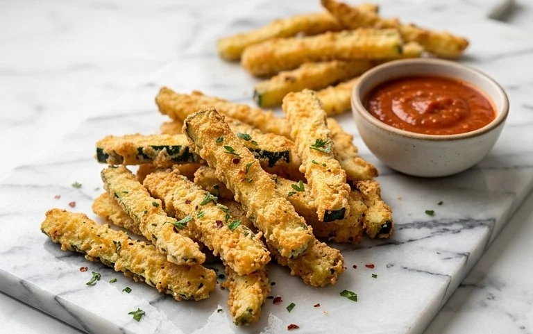 Baked Parmesan Zucchini Fries