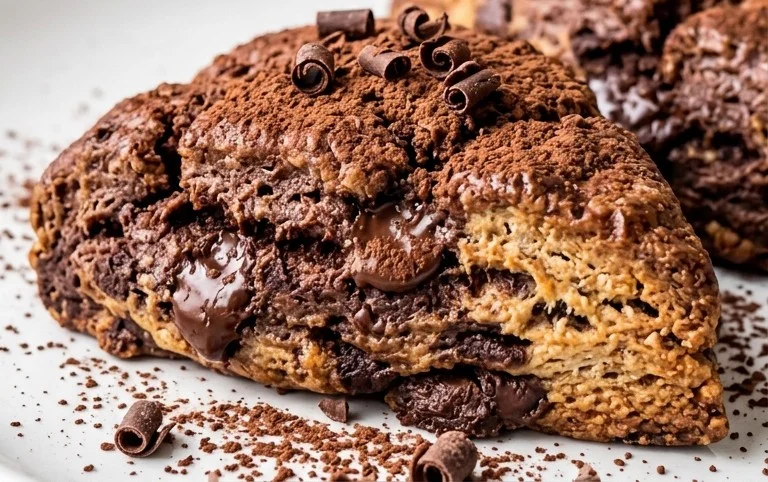 Triple Chocolate Scones