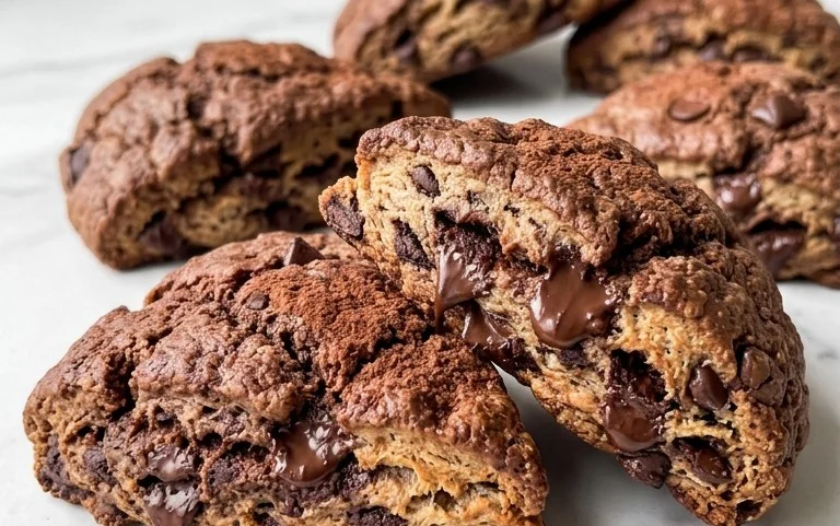 Triple Chocolate Scones